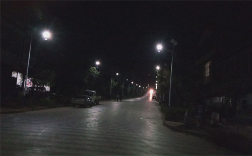 云南曲靖師宗雄壁太陽能路燈工程