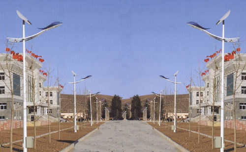 太陽能路燈實物圖