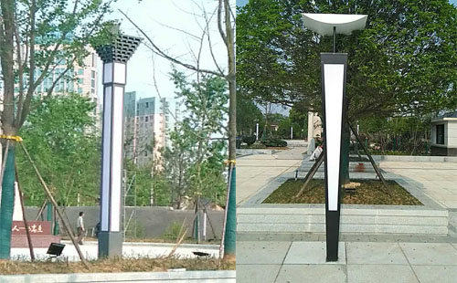 正翔照明岳陽市湘陰縣文體廣場LED景觀燈照明