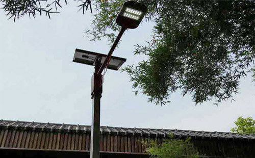 正翔照明廣西宜州劉三姐鎮旅游區LED太陽能路燈項目