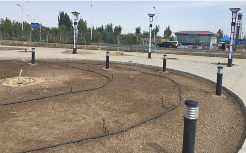 新疆阿圖什市鄉村廣場LED景觀燈