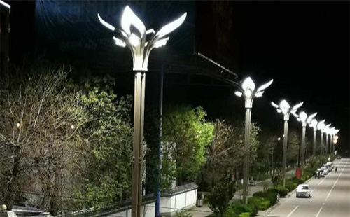 質感、美感！正翔照明完成商洛市山陽縣玉蘭燈項目