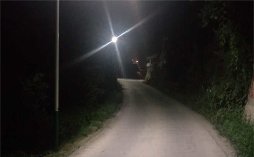 貴州遵義綏陽縣新農村太陽能路燈