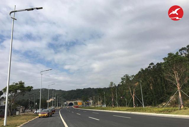 珠海金灣機場西路LED路燈