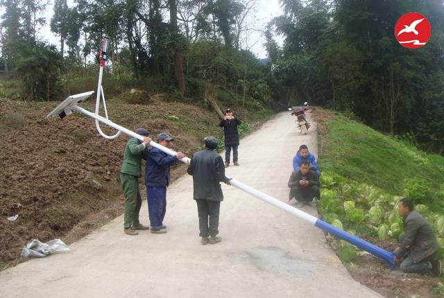 新農村太陽能led路燈