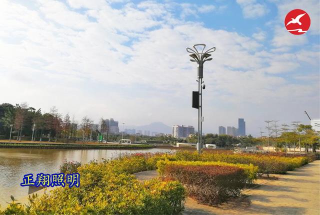 現(xiàn)代城市公園智慧路燈