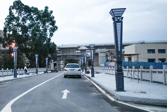 廣東清遠市清城區富強路榕樹圍村LED景觀燈道路亮化工程竣工圖