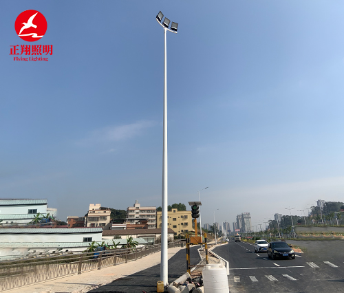 山東臨沂市高桿路燈安裝