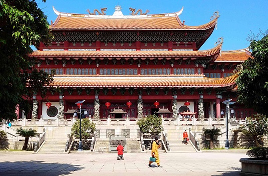 湖南常寧市大義山至圣寺LED景觀燈工程