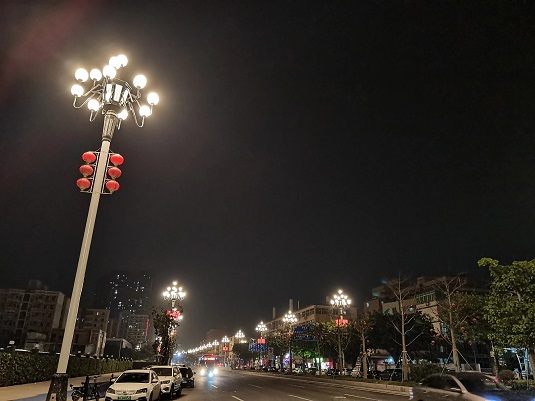 廣州中華燈夜晚拍出驚艷的畫面