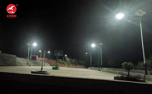 廣西隆安縣新農村太陽能路燈
