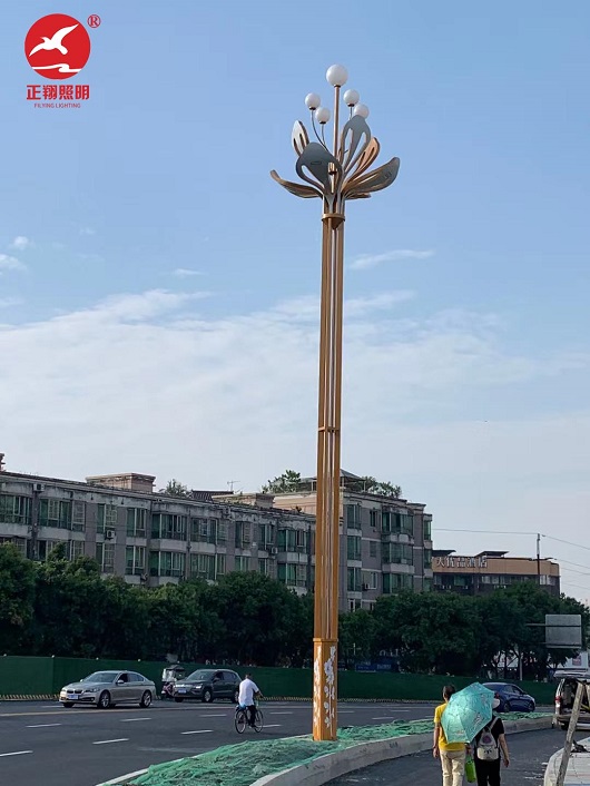 云南昆明市電玉蘭燈安裝