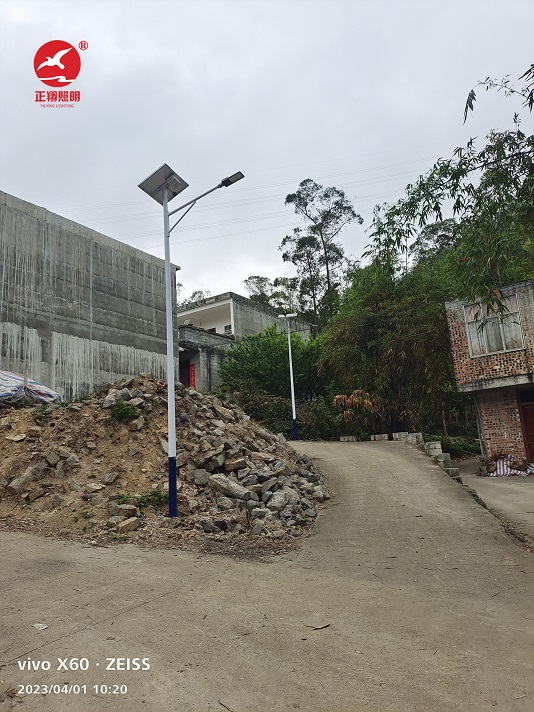 廣西靖西市鄉(xiāng)村太陽(yáng)能路燈