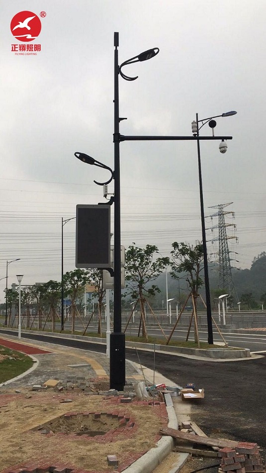  多功能帶監控智能路燈