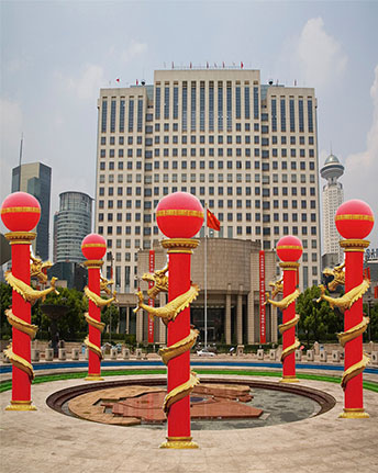 盤柱龍形景觀燈 正翔1109