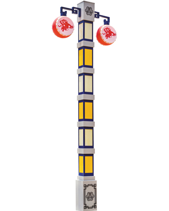 傳統鼓燈造型LED景觀照明燈具 正翔1052