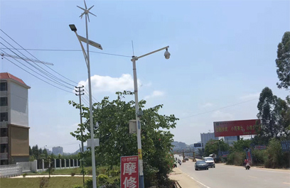 太陽能風光互補路燈 正翔2306應用圖1