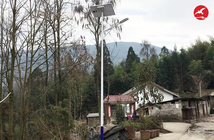 正翔照明LED太陽能路燈助力貴州盤縣雙鳳鎮扶貧項目